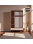 Slope 3 Kapaklı Mdf Ayaklı Tasarım Country Gardırop 4
