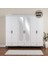 Slope 6 Kapaklı Mdf Ayaklı Tasarım Country Gardırop 2