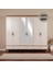 Slope 6 Kapaklı Mdf Ayaklı Tasarım Country Gardırop 2