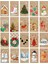 20 Farklı Kraft Paketleme Kartı Yılbaşı Temalı Delikli Etiket Rustik Noel Tasarımları (Sadece Kart) 3