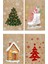 20 Farklı Kraft Paketleme Kartı Yılbaşı Temalı Delikli Etiket Rustik Noel Tasarımları (Sadece Kart) 7