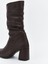 Yeni Sezon Deri Görünümlü Kadın Çizme 5