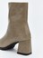 Yeni Sezon Süet Görünümlü Kadın Topuklu Bot 5