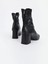 Yeni Sezon Deri Görünümlü Kadın Topuklu Bot 5
