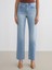 Yeni Sezon Straight Fit Kadın Jean Pantolon 2