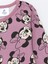 Yeni Sezon Bisiklet Yaka Minnie Mouse Baskılı Kız Bebek Pijama Takımı 2