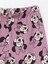 Yeni Sezon Bisiklet Yaka Minnie Mouse Baskılı Kız Bebek Pijama Takımı 5