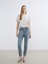 Yeni Sezon Beli Lastikli Mom Fit Kadın Jean Pantolon 1