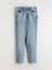 Yeni Sezon Beli Lastikli Mom Fit Kadın Jean Pantolon 5