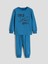 Yeni Sezon Bisiklet Yaka Erkek Çocuk Pijama Takımı 1