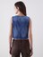 Yeni Sezon V Yaka Kadın Jean Yelek 4
