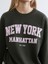 Yeni Sezon New York Baskılı Oversize Kadın Kalın Sweatshirt 3
