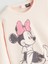 Yeni Sezon Bisiklet Yaka Minnie Mouse Baskılı Kız Çocuk Sweatshirt 2
