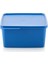 Kare Saklama Kutusu 2.5L Mavi Ergonomik Kapak ve Aroma Geçirmez Özellik 5
