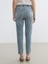 Yeni Sezon Beli Lastikli Mom Fit Kadın Jean Pantolon 4