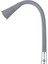 Esnek Silikon Musluk Başlığı – Kıvrılabilir ve Oynar Başlıklı, Gri Renkli Musluk Uzatma Aparatı | Mutfak ve Bataryaları Için Ayarlanabilir Su Yönlendirici 52 cm Gri 2