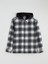 Yeni Sezon Kapüşonlu Regular Fit Uzun Kollu Ekose Erkek Gömlek Ceket 5