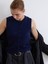 Yeni Sezon Bisiklet Yaka Kadın Triko Yelek 1