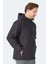 Harmonic Erkek Siyah Softshell Kapüşonlu Fermuarlı Mont - Siyah 3