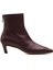 Fracy Bordo Hakiki Deri Kadın Topuklu Bot 1