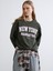 Yeni Sezon New York Baskılı Oversize Kadın Kalın Sweatshirt 1