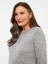 Yeni Sezon Bisiklet Yaka Düz Uzun Kollu Kadın Triko Kazak 2