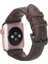 Apple Watch Uyumlu Deri Kordon 42-44-45MM Nm1-As3 Kahve 2