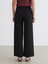 Yeni Sezon Beli Lastikli Geniş Paça Kadın Pantolon 4