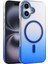Apple Iphone 16 Glossy Magsafe Kapak - Mavi 1