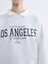 Yeni Sezon Los Angeles Baskılı Kadın Kalın Sweatshirt Tunik 3