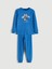 Yeni Sezon Bisiklet Yaka Erkek Çocuk Pijama Takımı 1