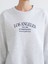 Yeni Sezon Los Angeles Baskılı Oversize Kadın Sweatshirt 3