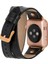 Apple Watch Uyumlu Deri Kordon 42-44-45MM Dt Rg Rst1 2