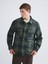 Yeni Sezon Rahat Kalıp Uzun Kollu Ekose Erkek Gömlek Ceket 1