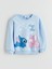 Yeni Sezon Angel ve Stitch Baskılı Kız Çocuk Kalın Sweatshirt 1