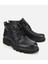 02BOH284780A100 ERKEK Deri Siyah Bağcıklı Kalın Tabanlı Casual Bot 2