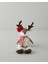 Reindeer Dekoratif Obje 36,5 cm Kırmızı - Beyaz 1