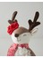 Reindeer Dekoratif Obje 36,5 cm Kırmızı - Beyaz 2