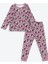 Yeni Sezon Bisiklet Yaka Minnie Mouse Baskılı Kız Bebek Pijama Takımı 1
