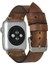 Apple Watch Uyumlu Deri Kordon 38-40-41MM Delikli Taba 2