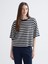 Yeni Sezon Bisiklet Yaka Çizgili Kadın Triko Kazak 1