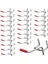 25X 50MM Tek Pegboard Kancaları ile 25X 1100MM Pegboard Kancaları Çıta Duvar Perakende Ekran Dükkanı Peg Asmak Ev Askıya Uyuyor (Yurt Dışından) 2