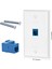 40X Cat6 Ethernet Duvar Plakası Outlet 1 Port RJ45 Ağ Kadına - Kadın Keystone Duvar Kuplörü Kriko Plakası Beyaz ve Mavi (Yurt Dışından) 4