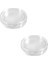 50 Pcs Küçük Yuvarlak Şeffaf Plastik Para Kapsülleri Kutu 26MM (Yurt Dışından) 2