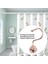 Gül Altın Duş Perdesi Kancaları Yüzükler 12 Dekoratif Duş Perdesi Kancası Seti Banyo Için Metal Pas Yalıtım Duş Yüzükleri (Yurt Dışından) 5