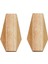 2x Japon Tarzı Basit Modern Modern Ahşap Kanca Duvar Asma Dekorasyon Ev Havlusu Anahtar Hook Fişli Oda Ceket Kancaları (Yurt Dışından) 2