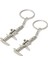 2x Yararlı Mini Vernier Caliper Aracı Kolye Kaydırıcı Slaytlar Anahtarlama Anahtar Zinciri 10CM (Yurt Dışından) 1