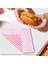 800 Pcs Damalı Deli Şeker Sepeti Astar Yemek Sarma Kağıtları Yağ Kurtlayıcı Sandviç Burger Paketleme Kırmızı ve Beyaz (Yurt Dışından) 4