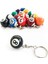 Renkli Bilardo Ball Keychain Seti 32 Pc Mini Magic Ana Zincirli Toplar Sekizball Billar Bilardo Zincirleri Aksesuarlar (Yurt Dışından) 5