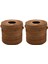 2x Yuvarlak Rattan Doku Kutusu Vine Rulo Tutucu Kapak Dispenseri Barthroom Ev Otel ve Ofis Için (Yurt Dışından) 1